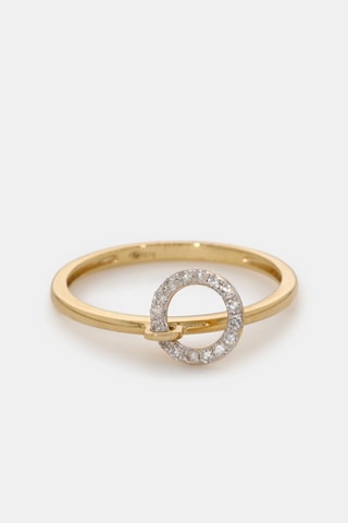 Ring Soléa - Geelgoud en Diamanten