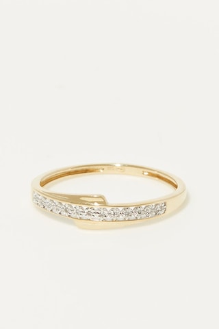 Ring Camino Geelgoud en Diamanten
