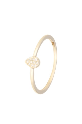 Ring Goutte de Lumière - Geelgoud en Diamanten