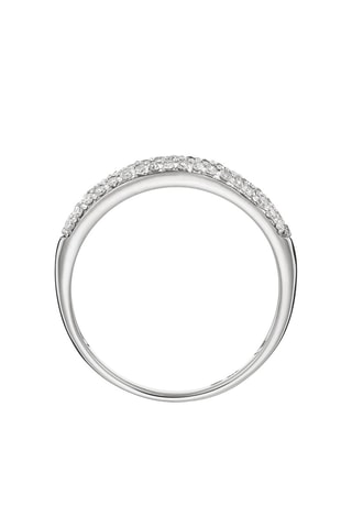 Trouwring Eclat Douceur Witgoud en Diamanten