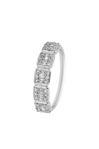 Ring - Witgoud en Diamanten