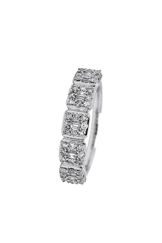 Ring - Witgoud en Diamanten