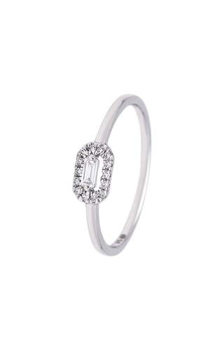 Ring Rêverie Elégante - Witgoud en Diamanten