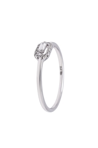 Ring Rêverie Elégante - Witgoud en Diamanten