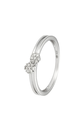Ring Alliance Divine- Witgoud en Diamanten