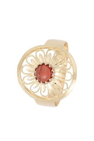 Ring Maddalena Geelgoud en Granaat