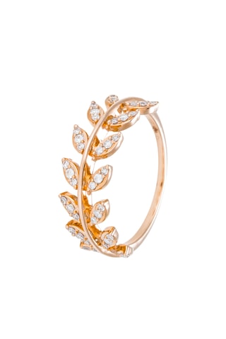 Ring Laurus - Roségoud en Diamanten