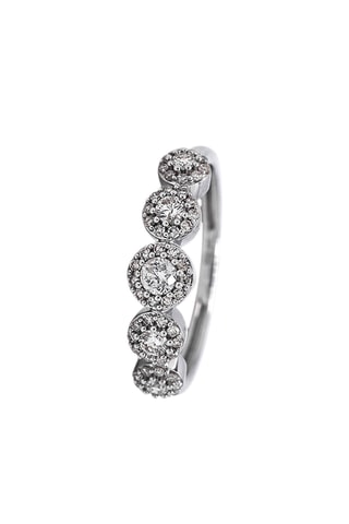Ring - Witgoud en Diamanten