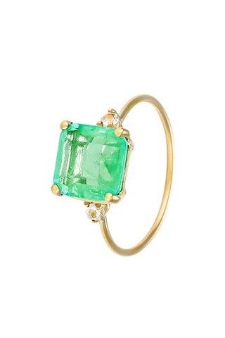 Ring Espoir 0,5ct/1 - Geelgoud, topaas en kwarts