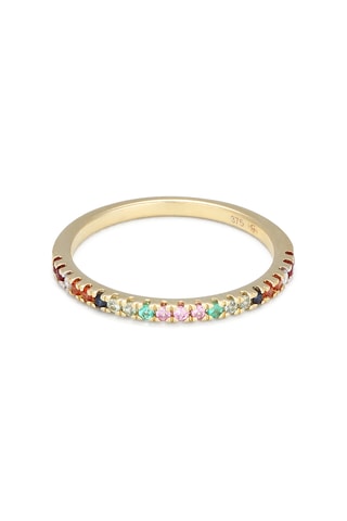 Ring Multi Colors- Geelgoud, Diamanten, Smaragden, Saffieren, agaten, opalen en robijnen