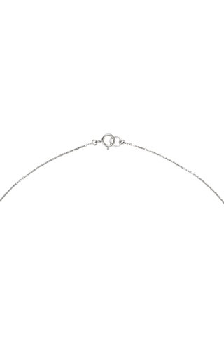 Ketting Elégance Witgoud, Diamanten en Saffier
