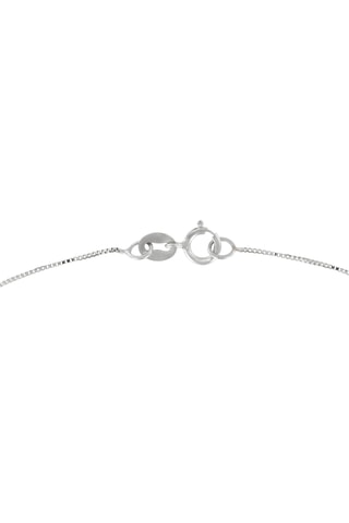 Ketting Goutte d'Azur- Witgoud en Topaas