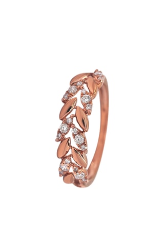 Ring Naturia - Roségoud en Diamanten