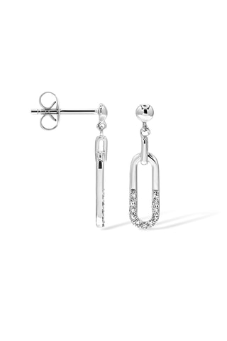 Oorbellen - Witgoud en Diamanten