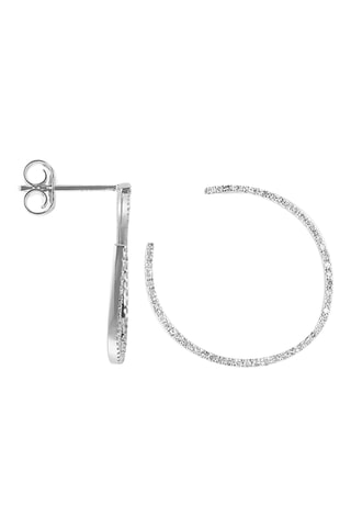 Oorbellen Divine Charm Witgoud en Diamanten