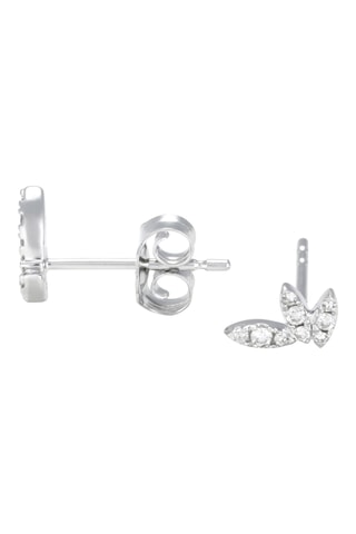 Oorbellen Pretty Wings - Witgoud en Diamanten