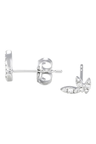 Oorbellen Pretty Wings - Witgoud en Diamanten