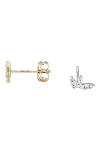 Oorbellen Pretty Wings - Geelgoud en Diamanten
