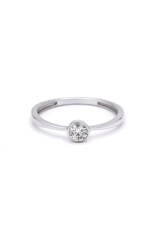 Verlovingsring - Witgoud en Diamant