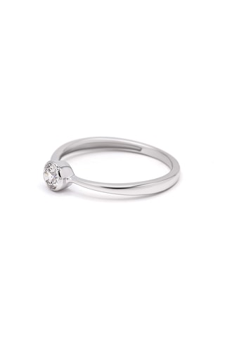 Verlovingsring - Witgoud en Diamant