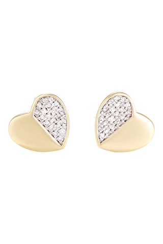 Oorbellen Sophya Geelgoud en Diamanten