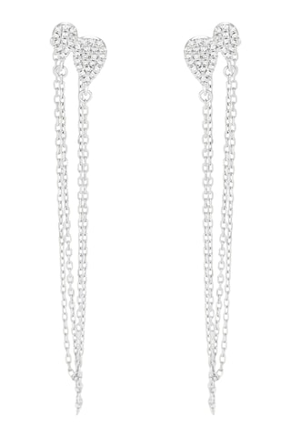 Oorbellen Phoebe- Witgoud en Diamanten