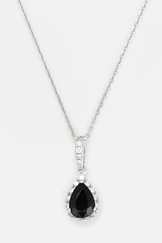 Hanger Caroline Witgoud, Diamanten en Saffier
