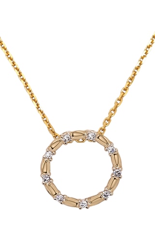 Hanger - Geelgoud en Diamanten