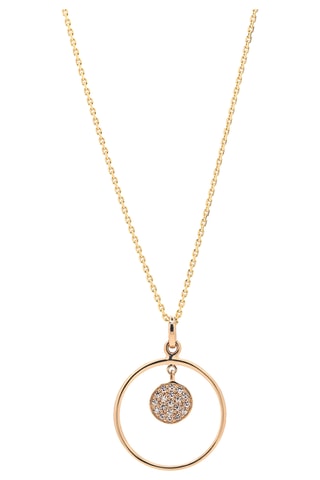 Hanger - Geelgoud en Diamanten