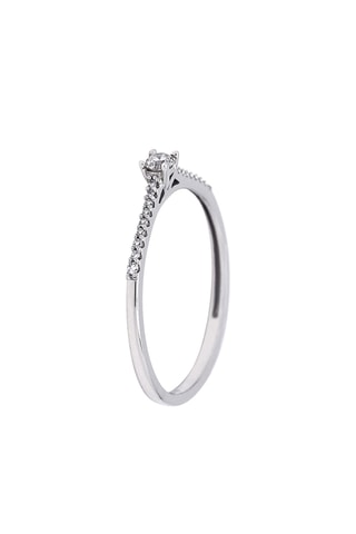 Ring Eternelle Witgoud en Diamanten