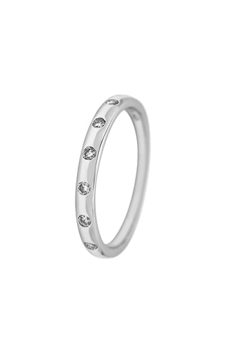Ring Etincelle Witgoud en Diamanten