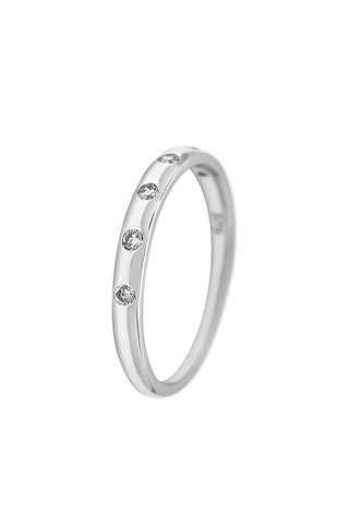 Ring Etincelle Witgoud en Diamanten