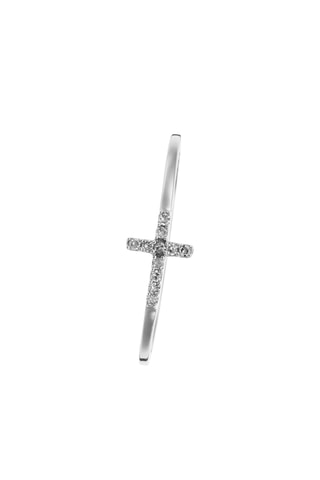 Ring Cruz Witgoud en Diamanten