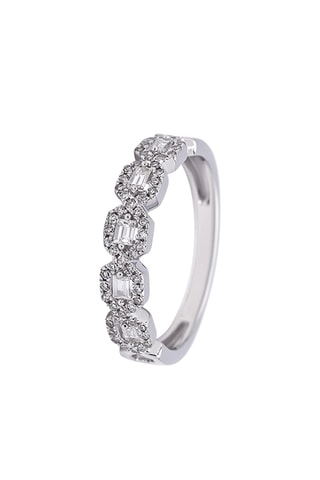 Ring Passion Enlacés- Witgoud en Diamanten