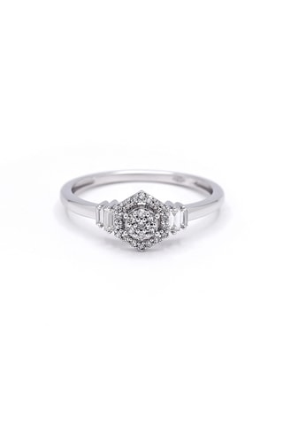 Ring Tasya - Witgoud en Diamanten