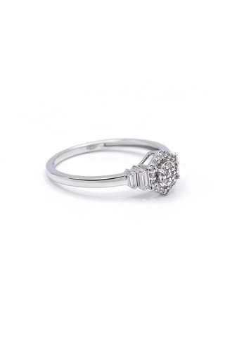Ring Tasya - Witgoud en Diamanten