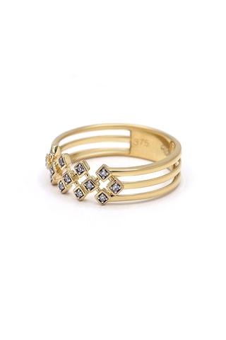 Ring Lindsey - Geelgoud en Diamanten