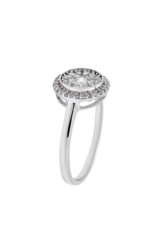 Ring - Witgoud en Diamanten