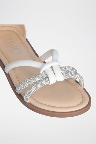 Sandalias - Blanco y plateado