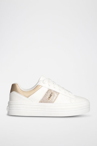 Zapatillas con plataforma - Blanco