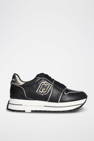 Zapatillas de piel - Negro