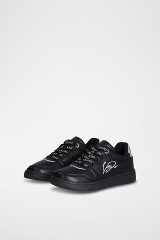 Zapatillas Celia - Negro y plateado