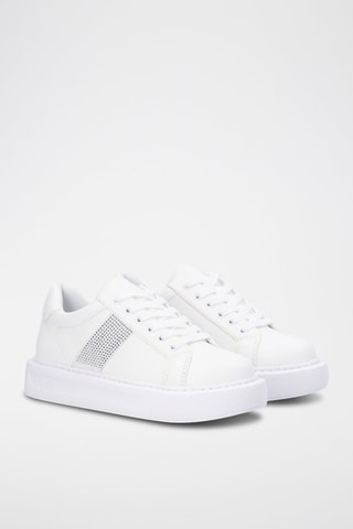 Zapatillas con plataforma Kylie - Blanco