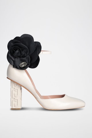 Zapatos de piel caprina Jennifer - Blanco