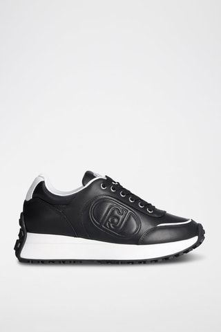 Zapatillas de piel Lolo - Negro