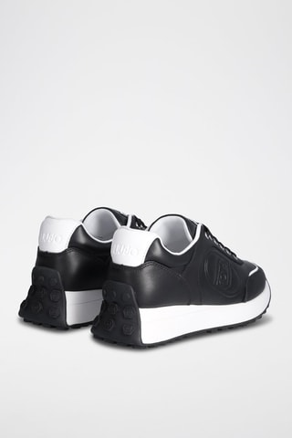 Zapatillas de piel Lolo - Negro