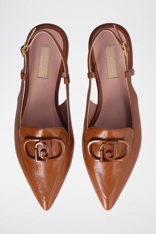 Sling-back Viola - Marrón