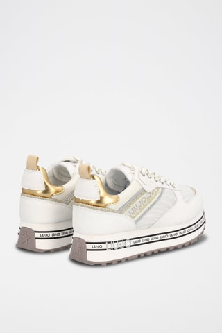 Zapatillas Wonder - Blanco, negro y dorado