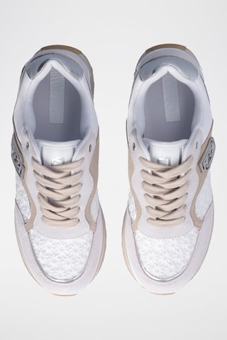 Zapatillas de nobuk Maxi Wonder - Blanco y marrón