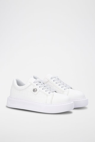 Zapatillas con plataforma Kylie - Blanco
